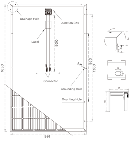 Panel Surya DHP72 315W–330W
